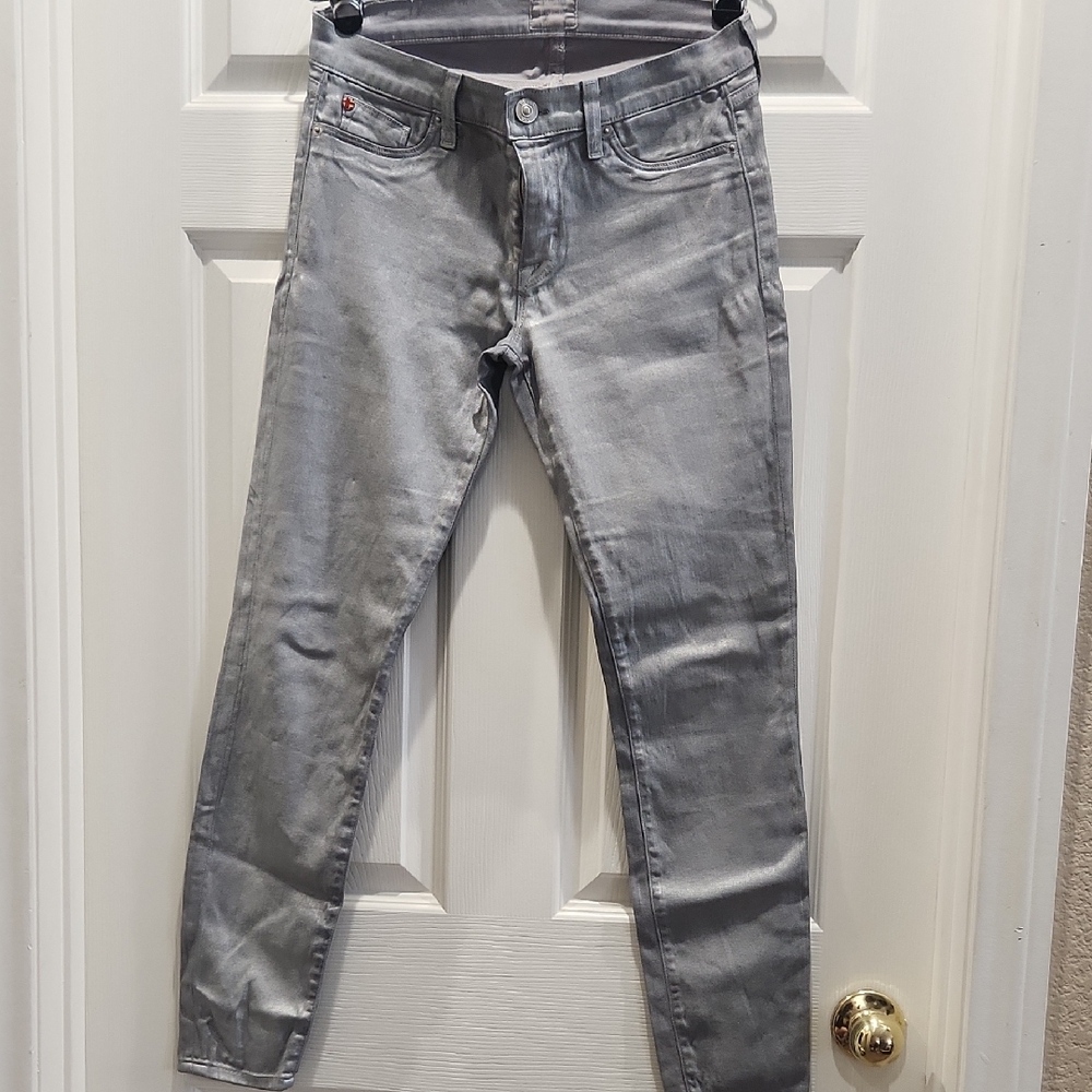 Hudson Jeans Women's Silver Skinny Jeans